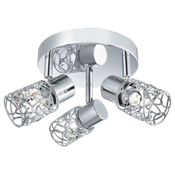 Потолочный светильник Searchlight Mesh Spot II 7713CC купити