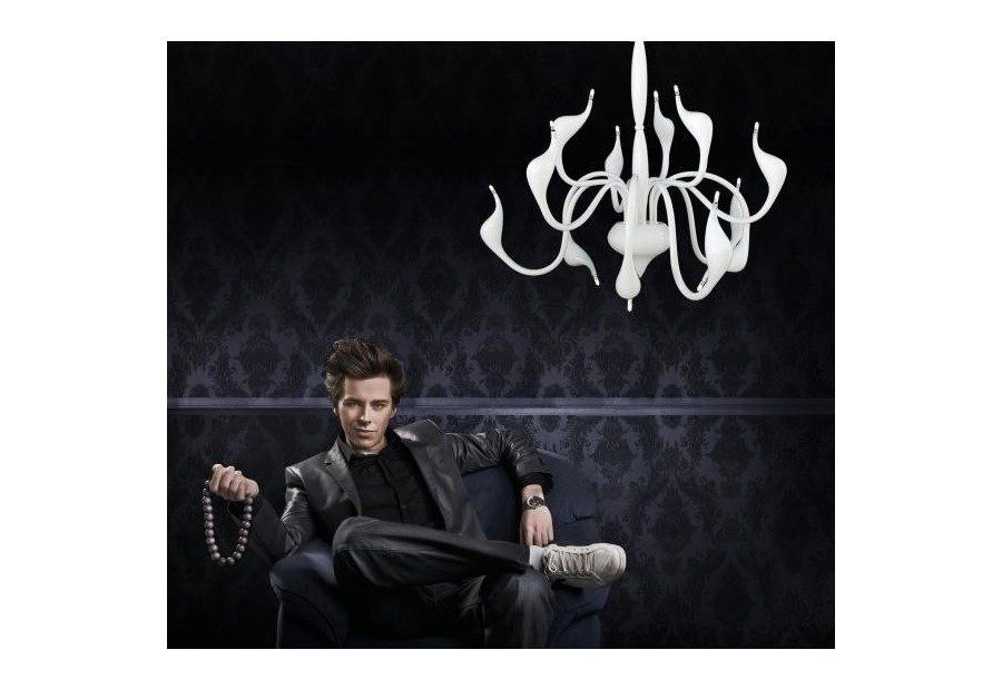 Люстра Azzardo SNAKE MD 6230-12 WHITE (5901238400455) купити