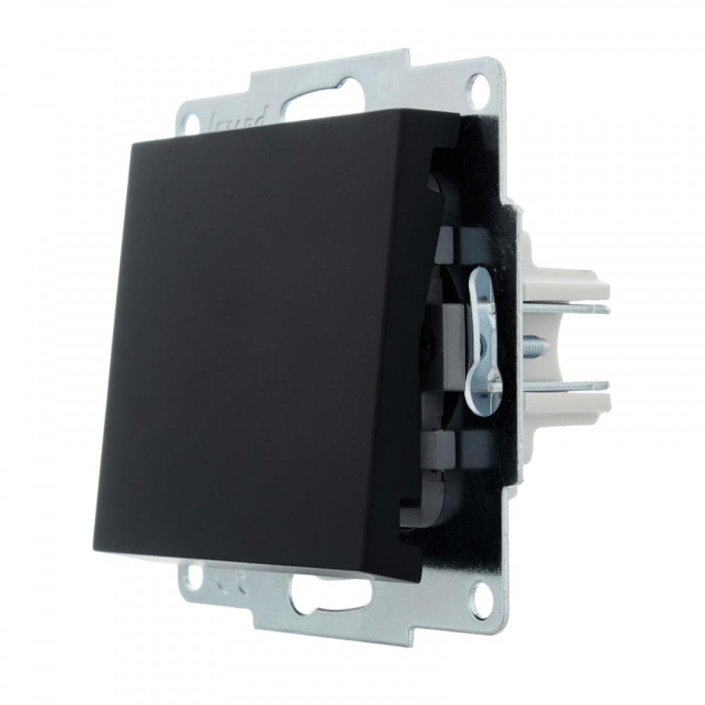 Вимикач Lezard VESNA Чорний (742-4288-100) купити