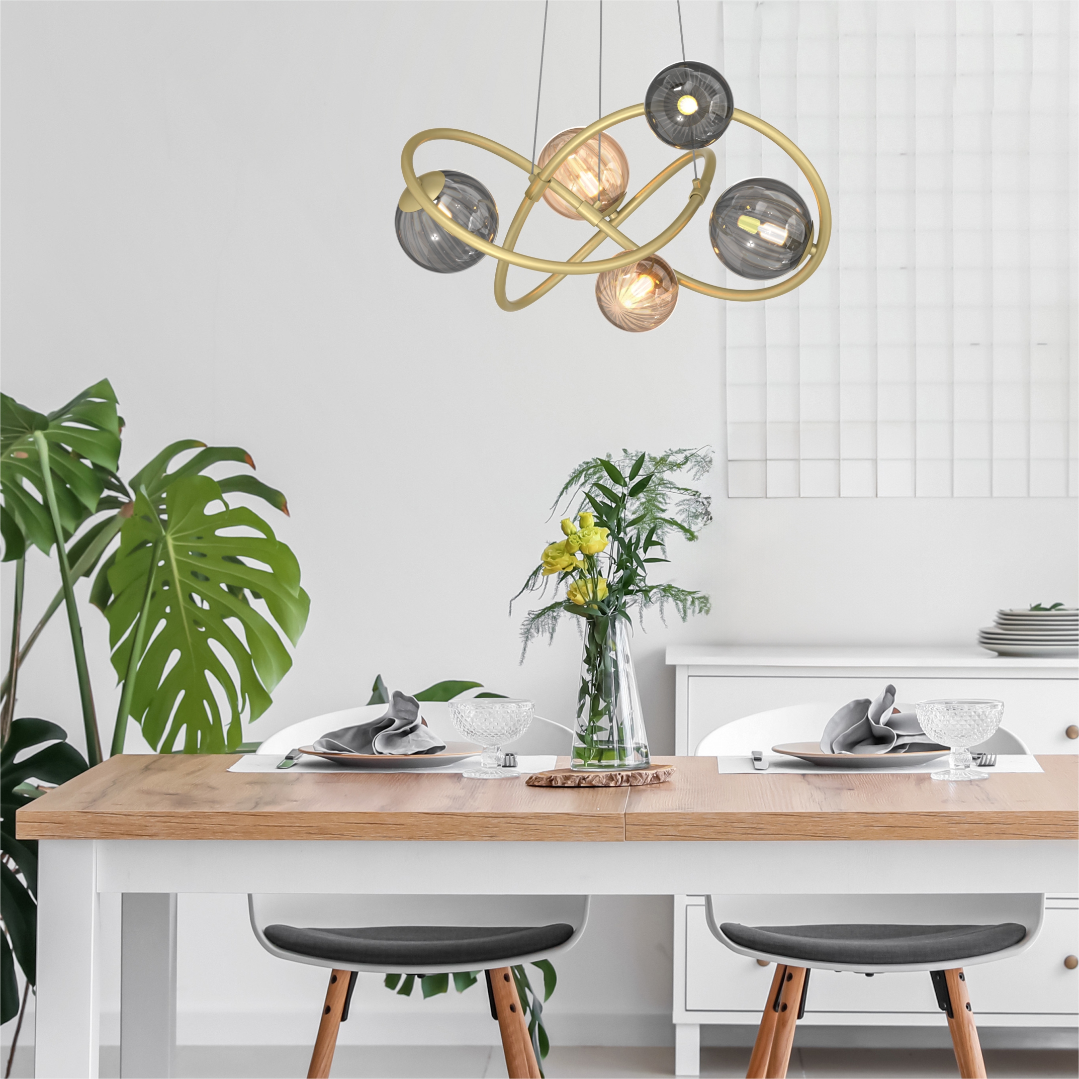 Підвісний світильник Zuma Line MD4922-5-EGBDN ARLON купити