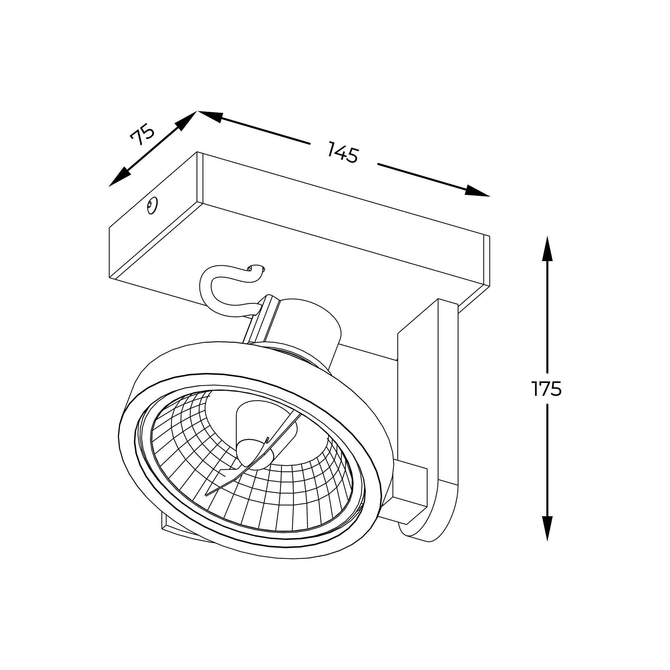 Точковий світильник Zuma Line ACGU10-181-N MASTER купити