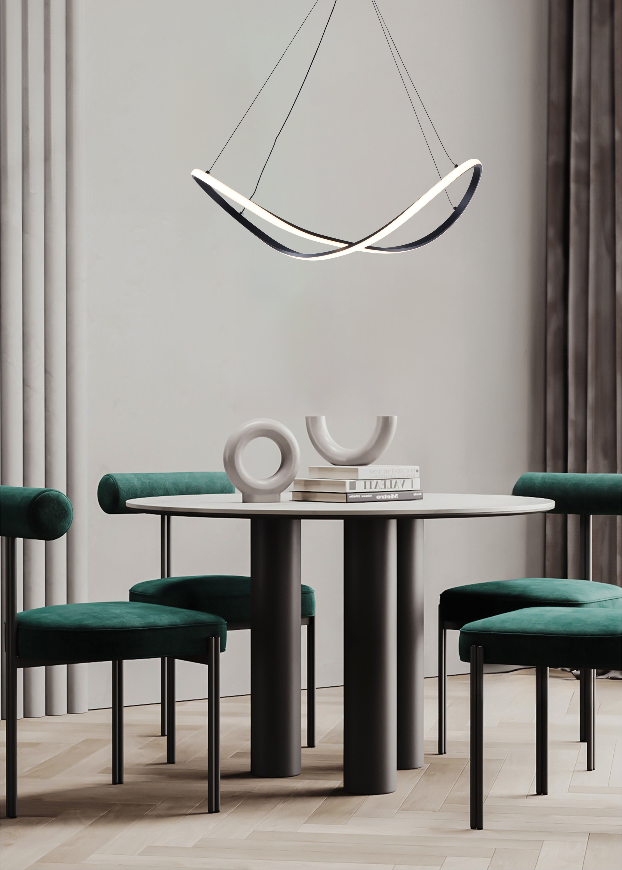 Підвісний світильник Zuma Line 19600P-BK ERDA купити