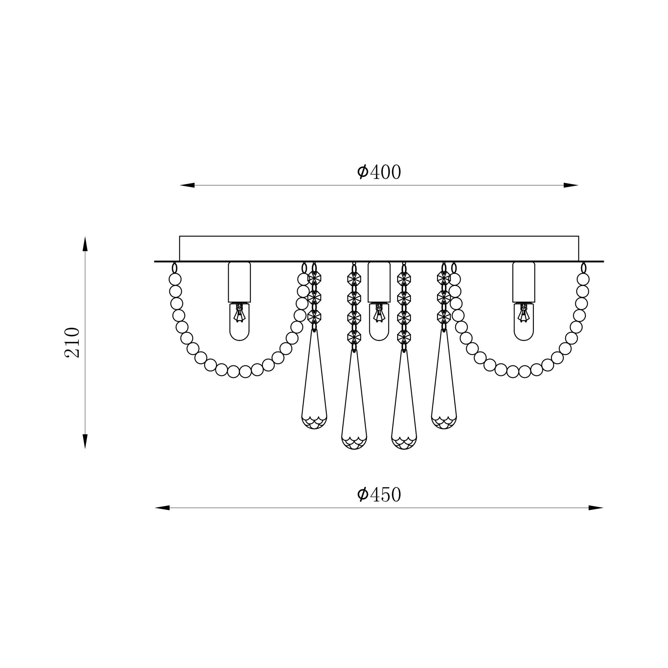 Люстра Zuma Line 19157M SENSI купити