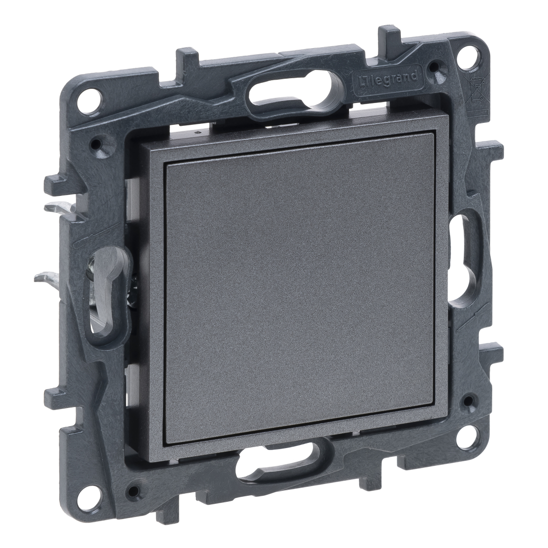 Заглушка Legrand 863400 NILOE STEP Сталь купити