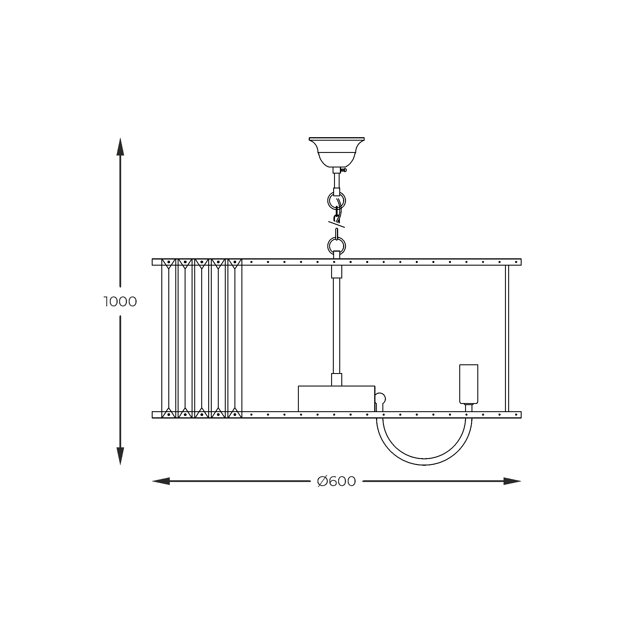 Підвісний світильник Zuma Line 1906/10 PARIS купити