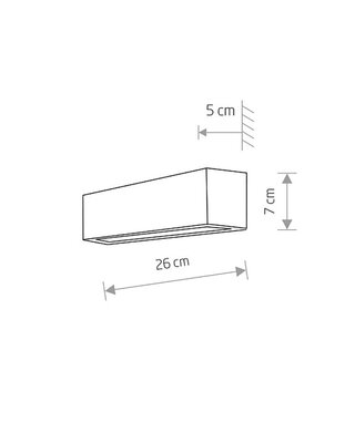 Бра Nowodvorski 6345 Straight Wall White купити