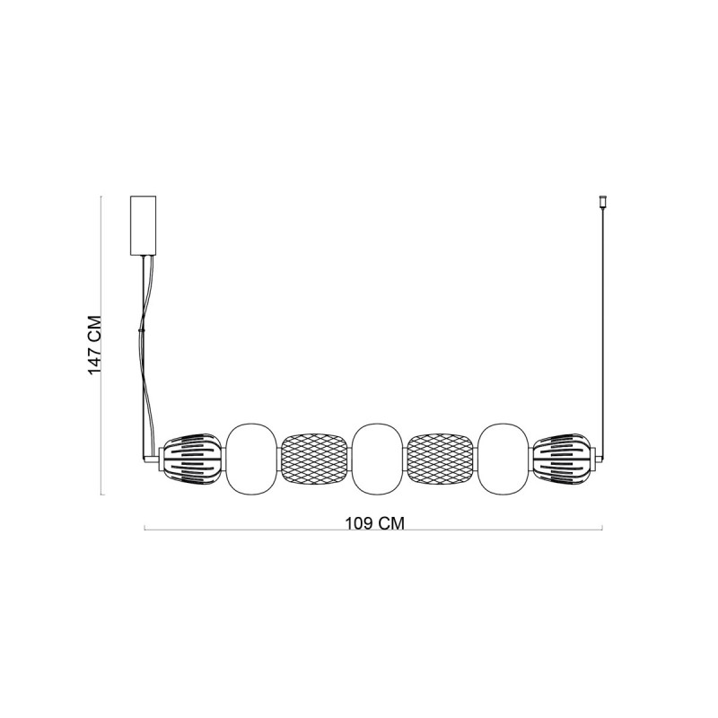 Люстра підвісна ITALUX PND-98374-42W-GD Eris купити