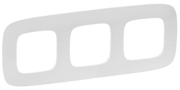 Рамка 3 поста, жемчуг, Valena ALLURE (754413) купити