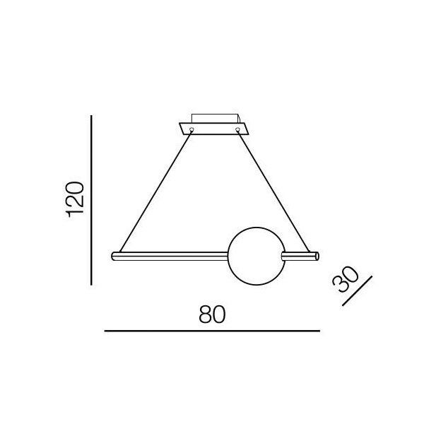 Підвісний світильник Azzardo AZ3351 Sandra (43387) купити