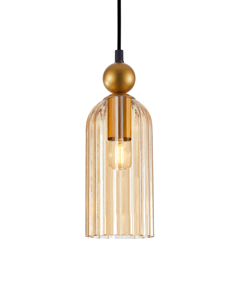 Підвісний світильник ITALUX PND-74839-1-GD-AMB Narisa купити