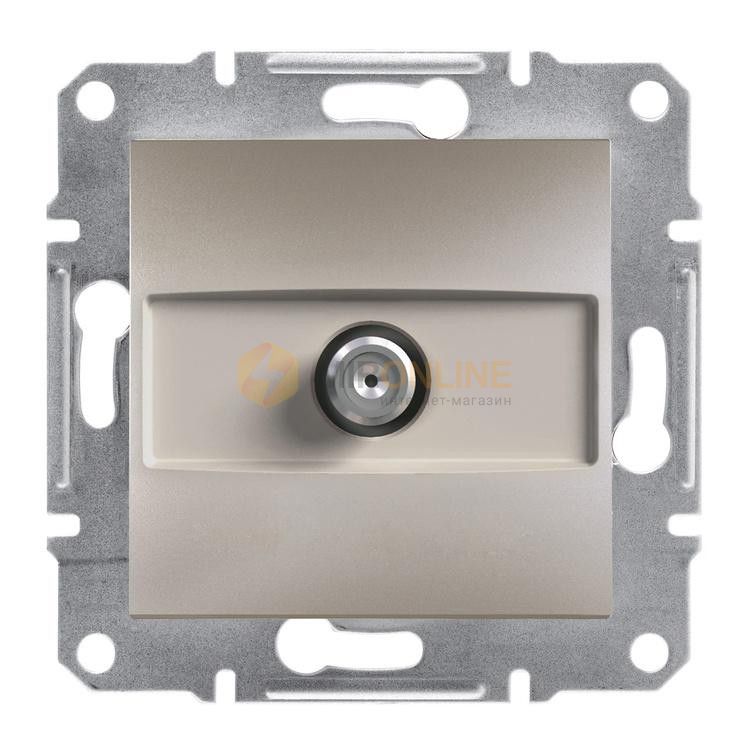 Супутникова розетка sat прохідна, бронза (EPH3700269) купити