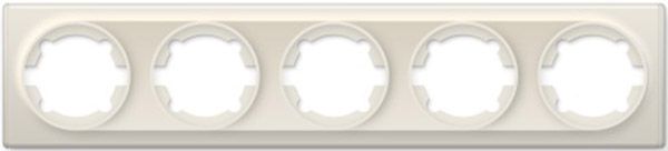 Рамка на 5 приладів OneKeyElectro, колір бежевий (OKE301502) купити