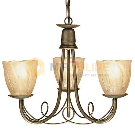 Люстра Elstead MN3 BLK/GOLD MINSTER купити