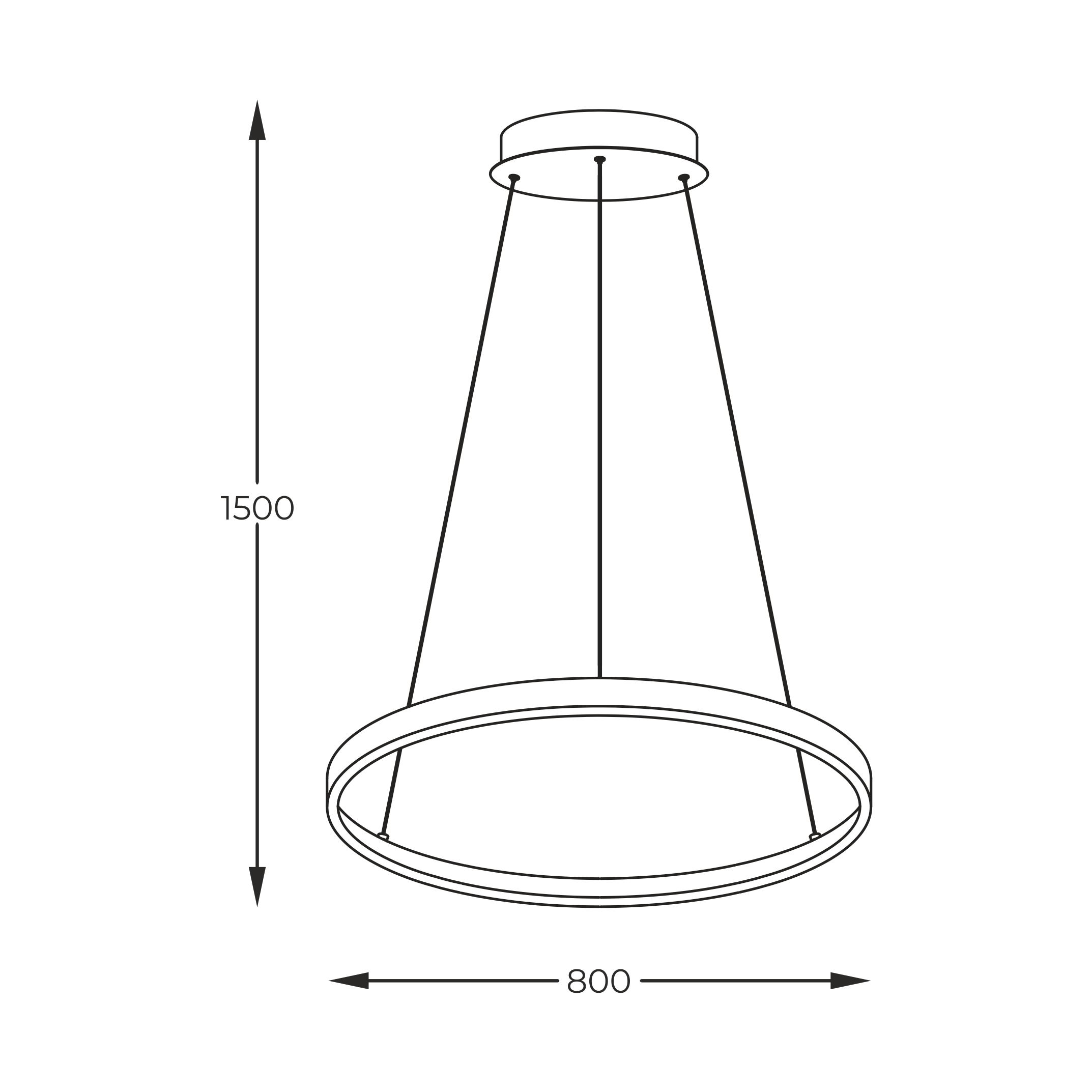 Підвісний світильник Zuma Line 2023201-GD80 BRENO купити