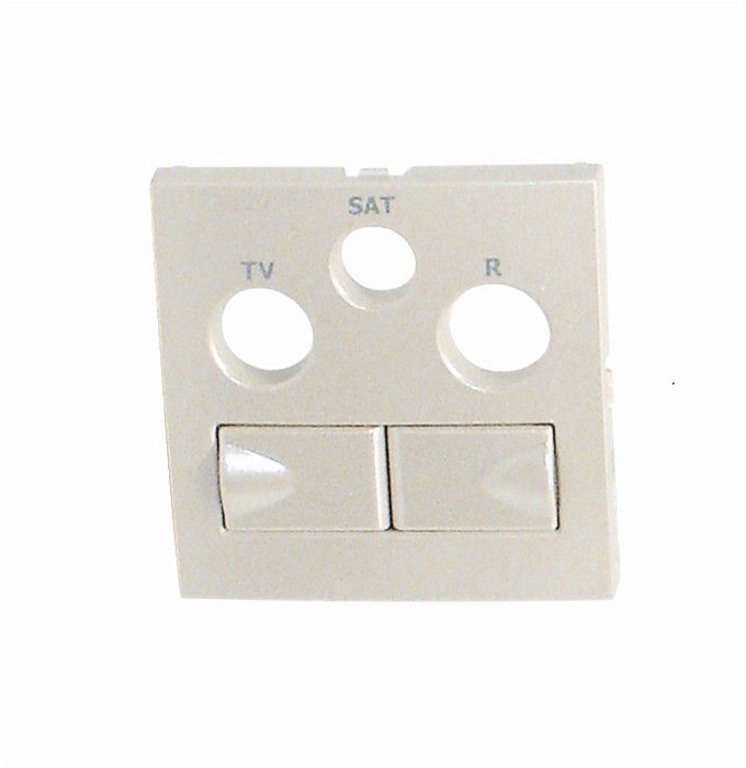 Центральная панель  розетки мультимедийной металлик перламутровий купити