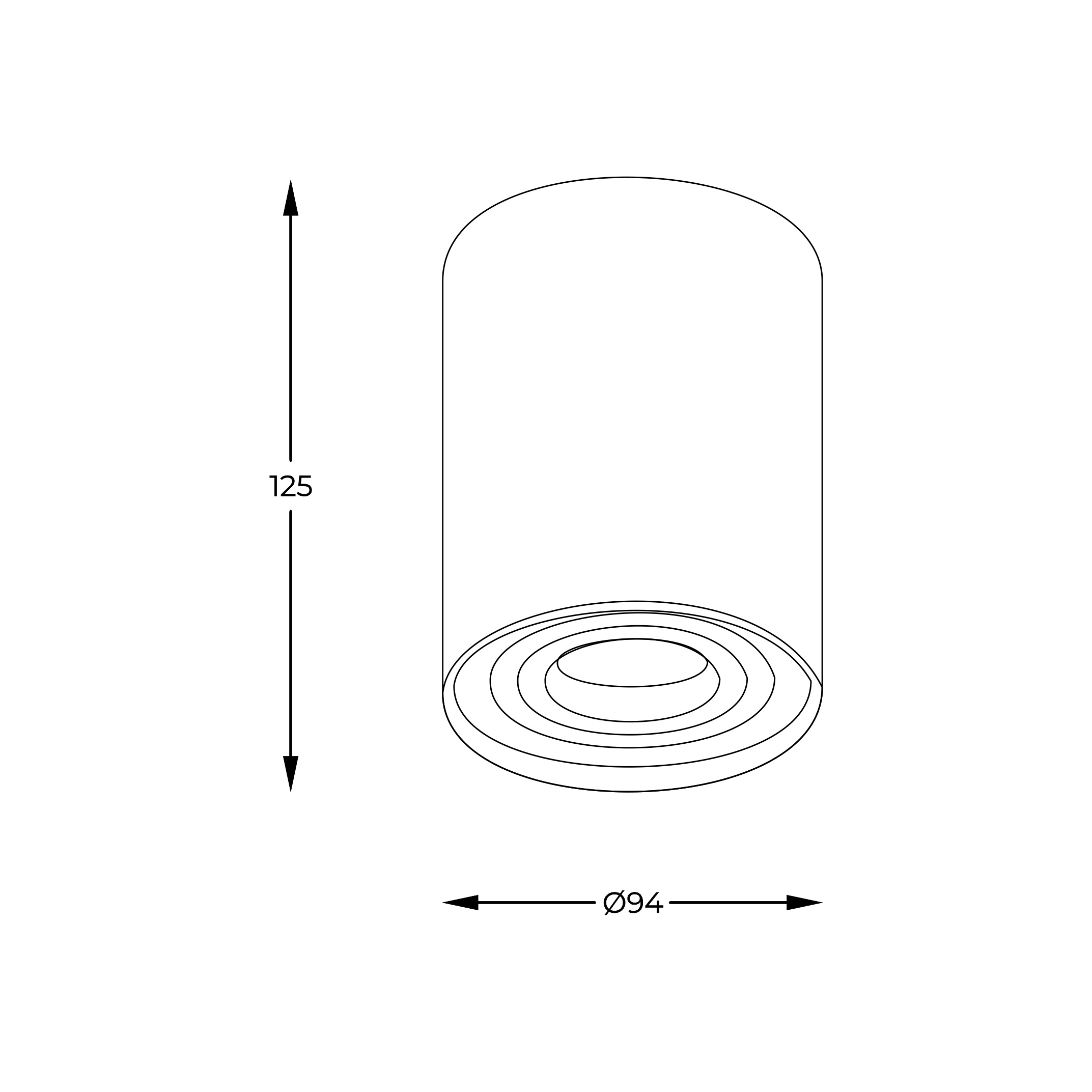 Точковий світильник Zuma Line 94354-N RONDOO купити