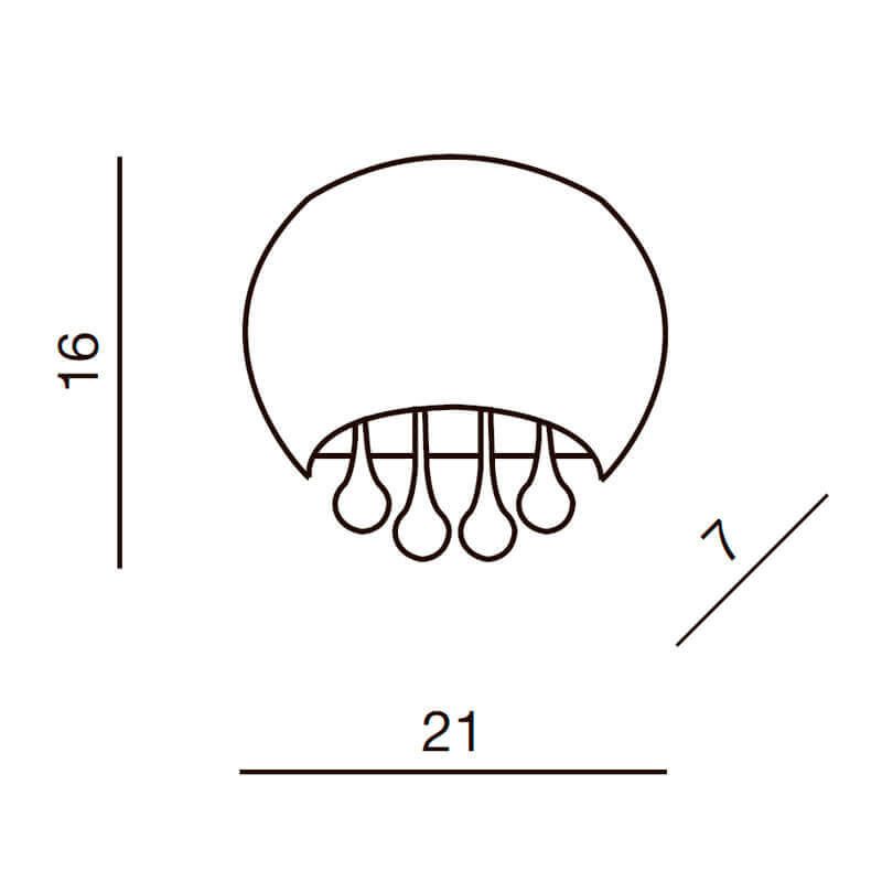 Бра Azzardo AZ0911 BURN WALL LW 5204 (5901238409113) купити