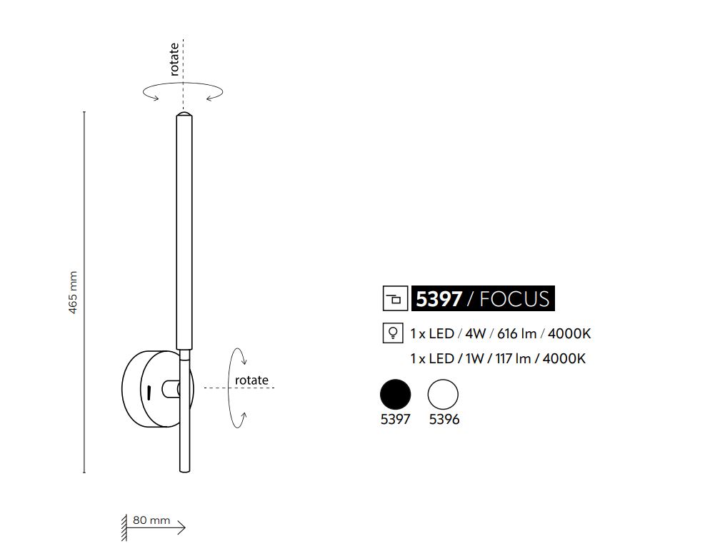 Декоративна підсвітка TK LIGHTING 5396 FOCUS (28399) купити