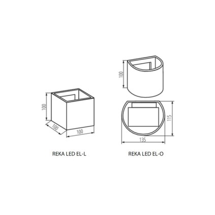 Уличный светильник Kanlux REKA LED EL 7W-O-GR (28991) купити