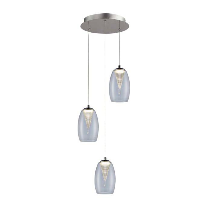 Подвесной светильник Zuma Line MD1622-3B Clear ENZO купити