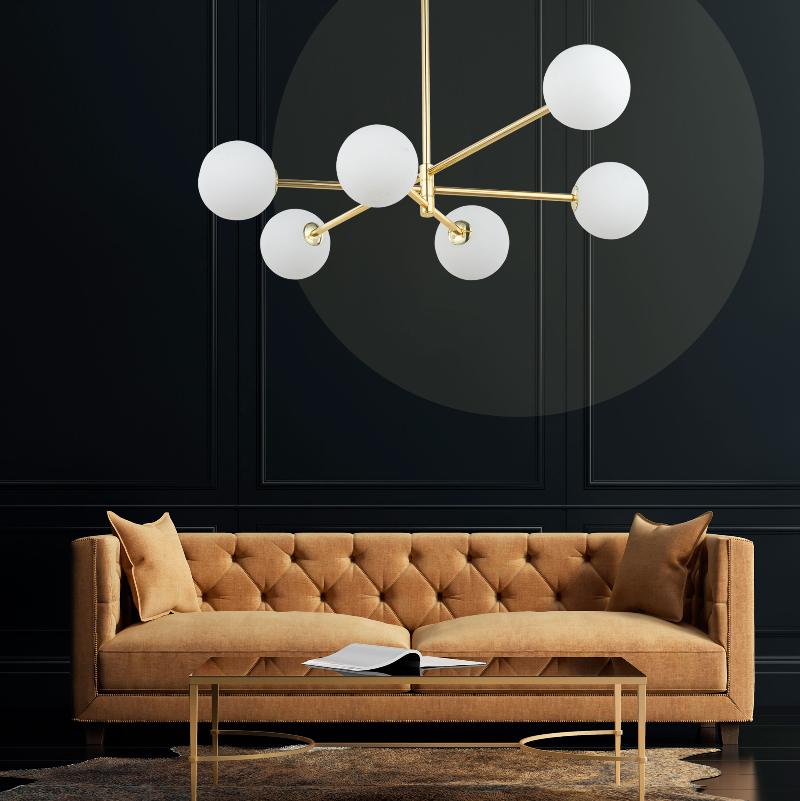 Люстра TK Lighting 4736 SARIUS GOLD купити