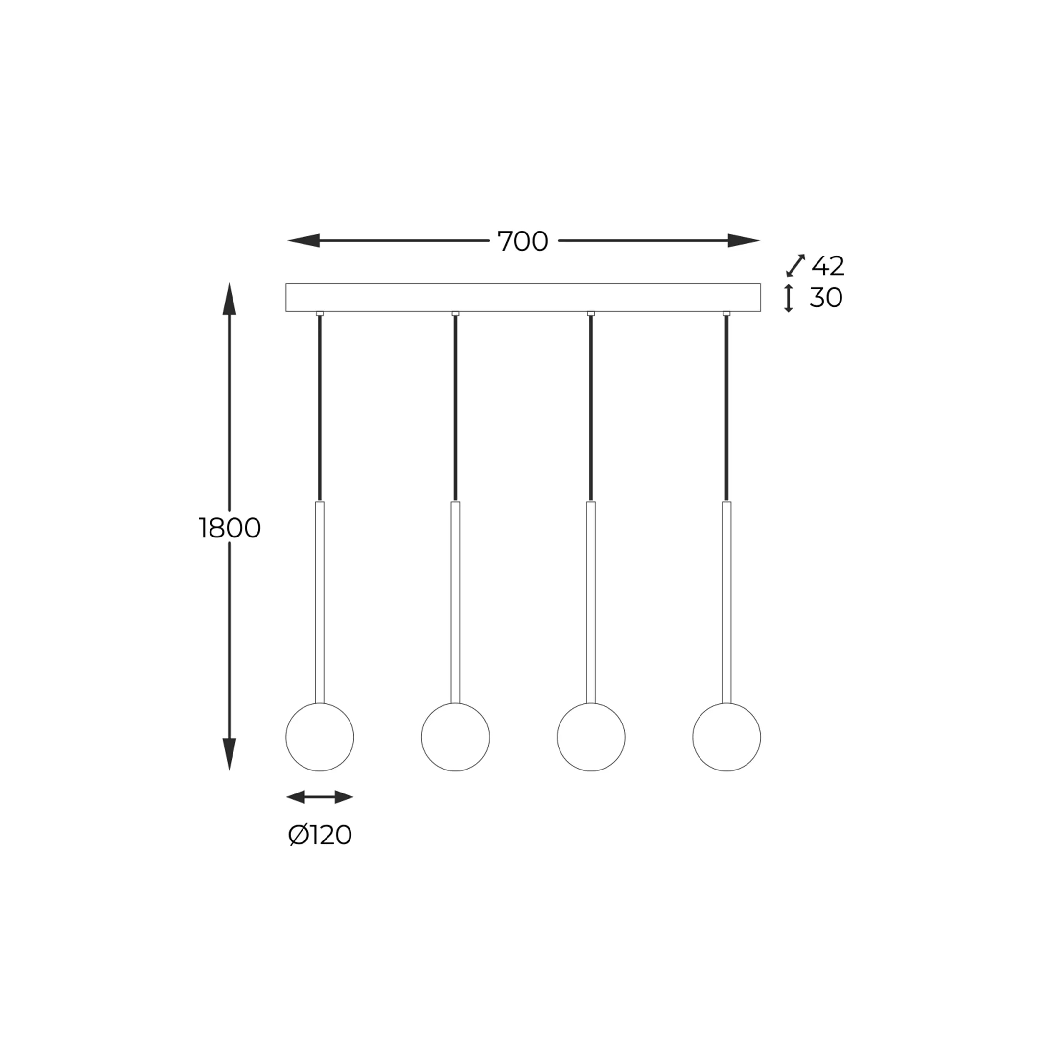Підвісний світильник Zuma Line 5640 ALI купити