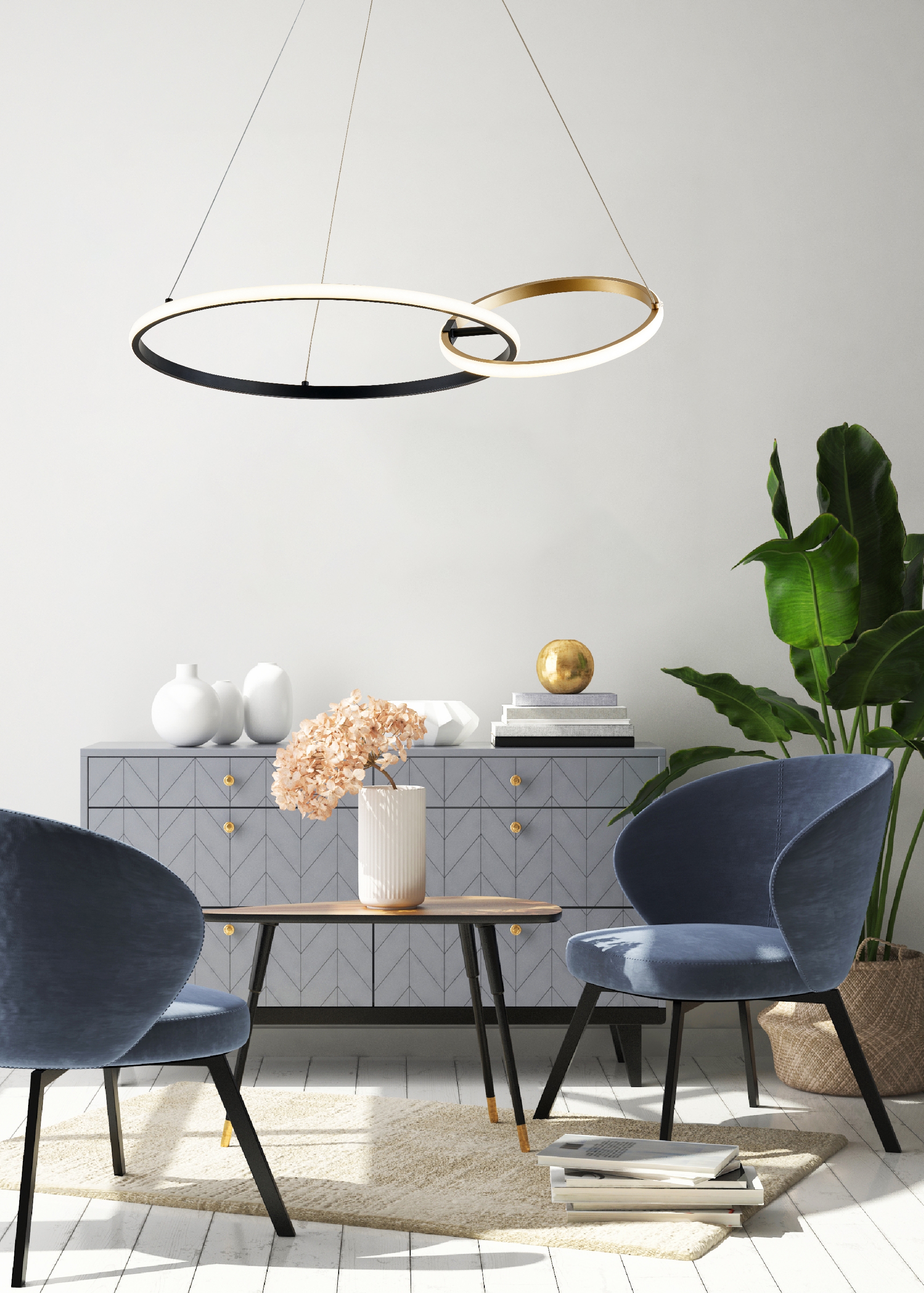 Підвісний світильник Zuma Line 20002P-GD RANDO купити