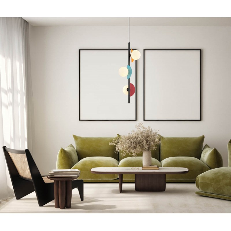 Підвісний світильник ITALUX PND-37482-3V-MLTI Nauti купити