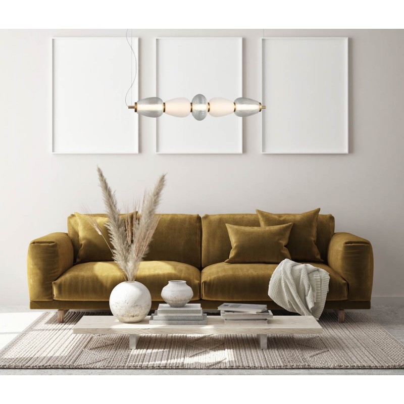 Люстра підвісна ITALUX PND-74937-5-BK Gastel купити