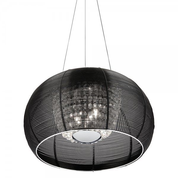 Подвесной светильник Searchlight 9027-35bk Pendants купити