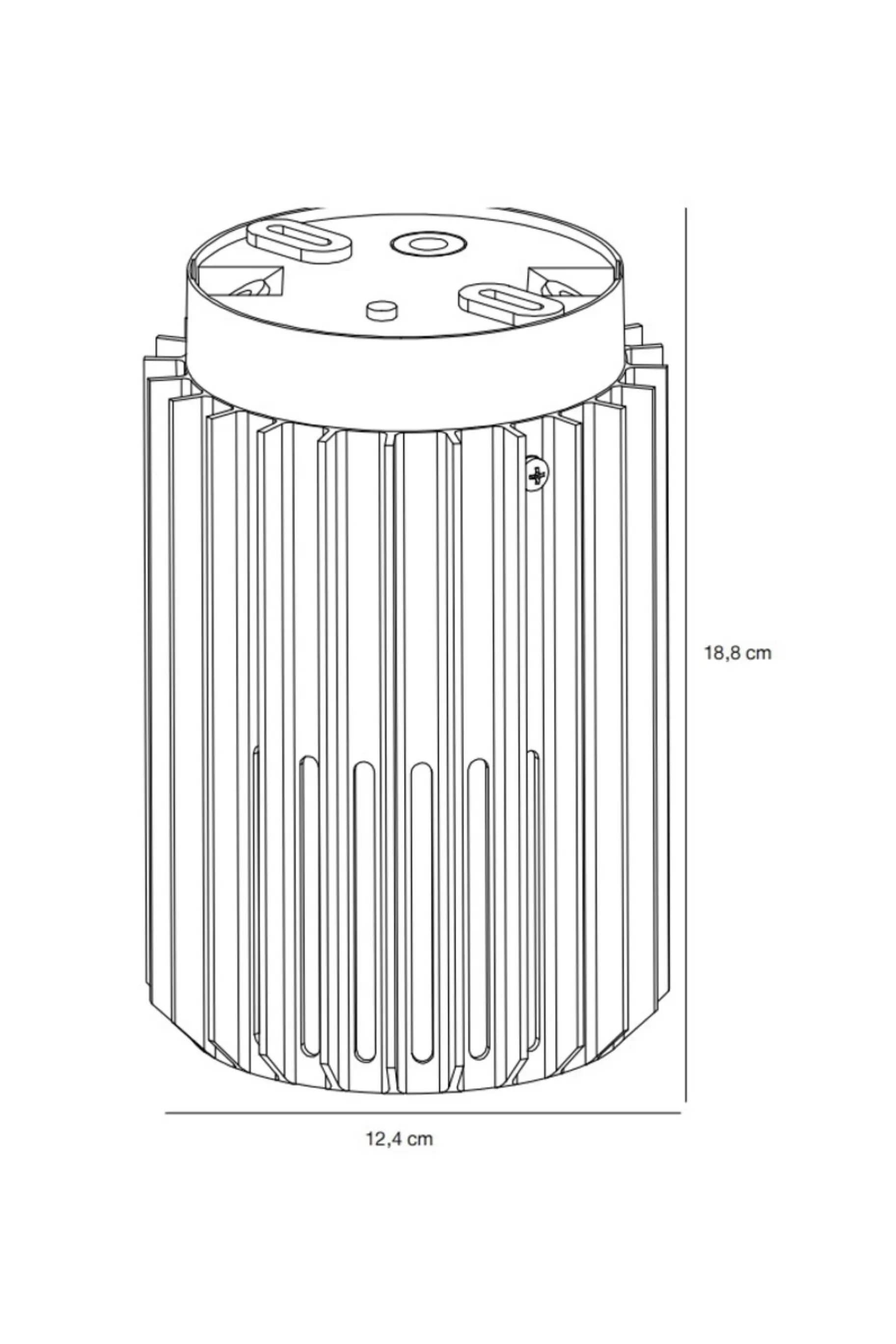 Стельовий вуличний світильник NORDLUX 2118006010 Aludra Алюміній (52635) купити