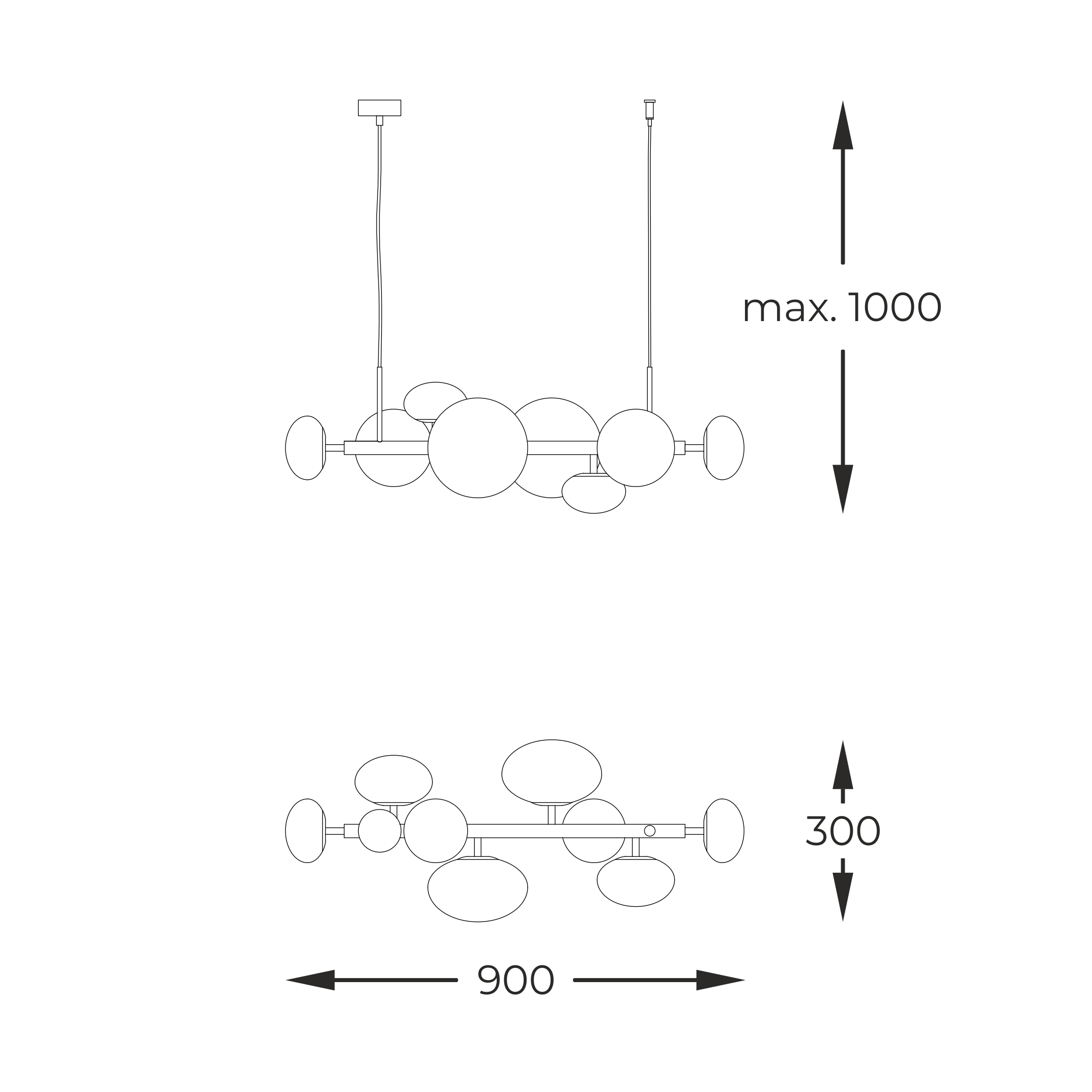 Підвісний світильник Zuma Line 1193 OMI купити