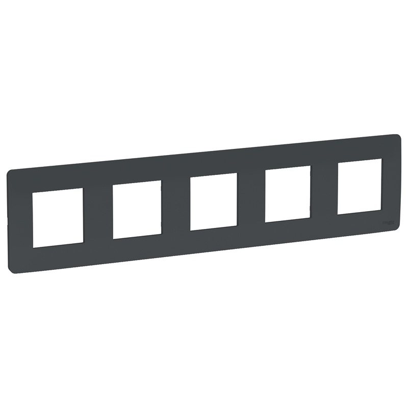Рамка 5-постовая, UNICA STUDIO NU201054 антрацит купити