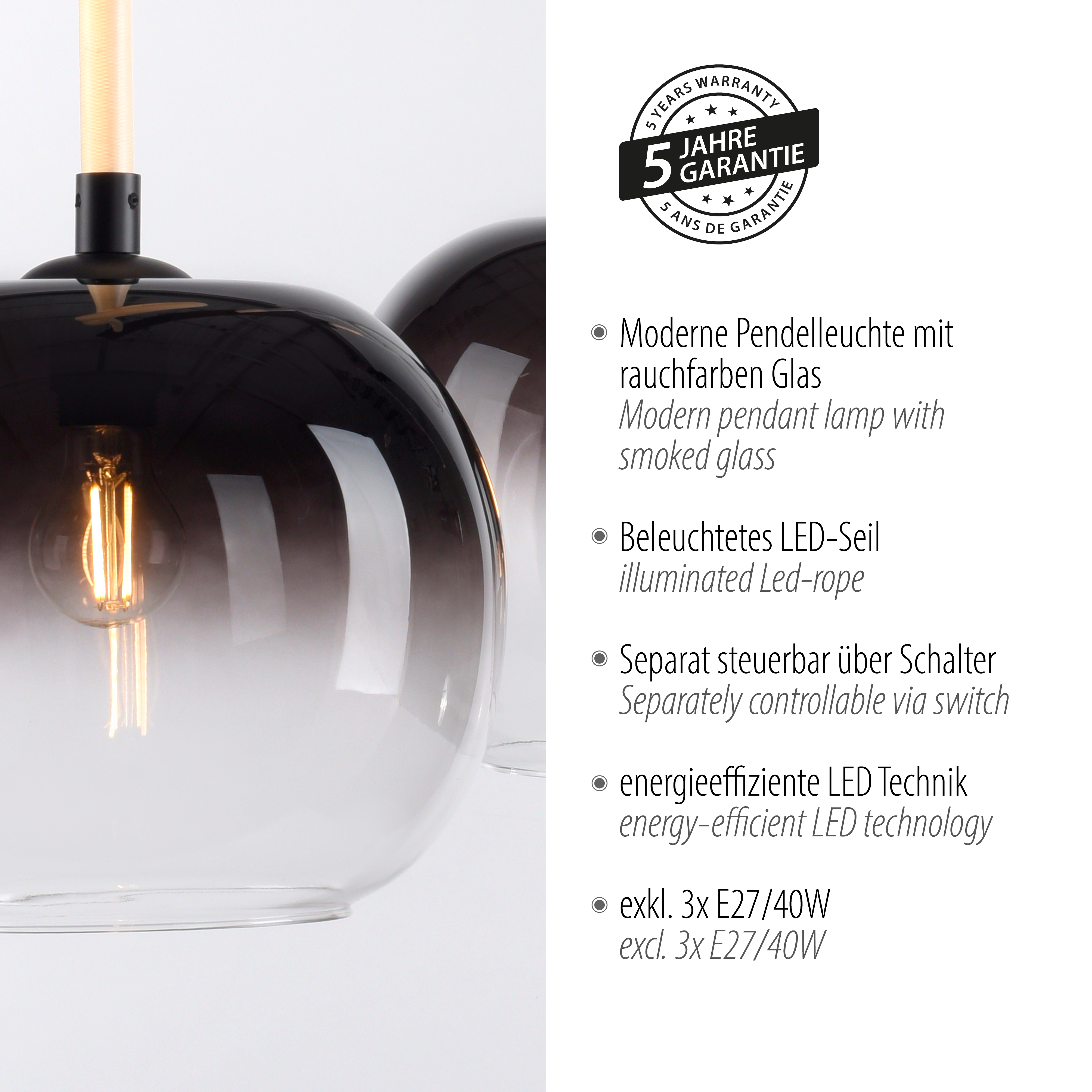 Підвісний світильник Zuma Line 2411-18 LUMA купити