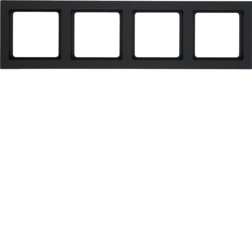 Рамка 4Х антрацит, Q.3 10146096 купити