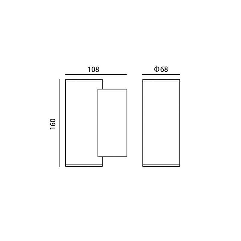 Вуличний світильник ITALUX OWL-2026A-2-GU10 Lenta купити