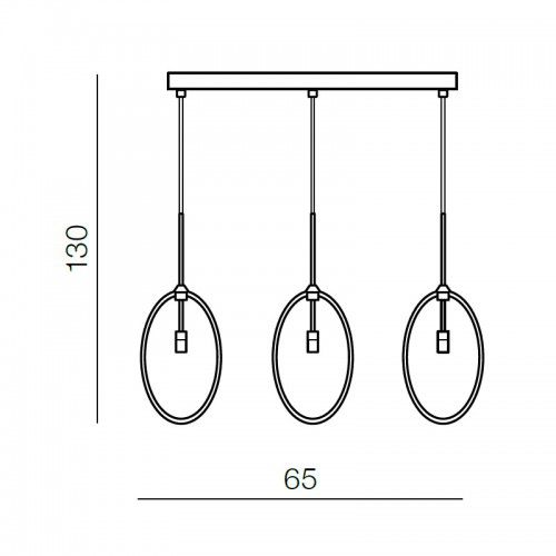 Подвесной светильник Azzardo AZ2152 Diana 3 купити