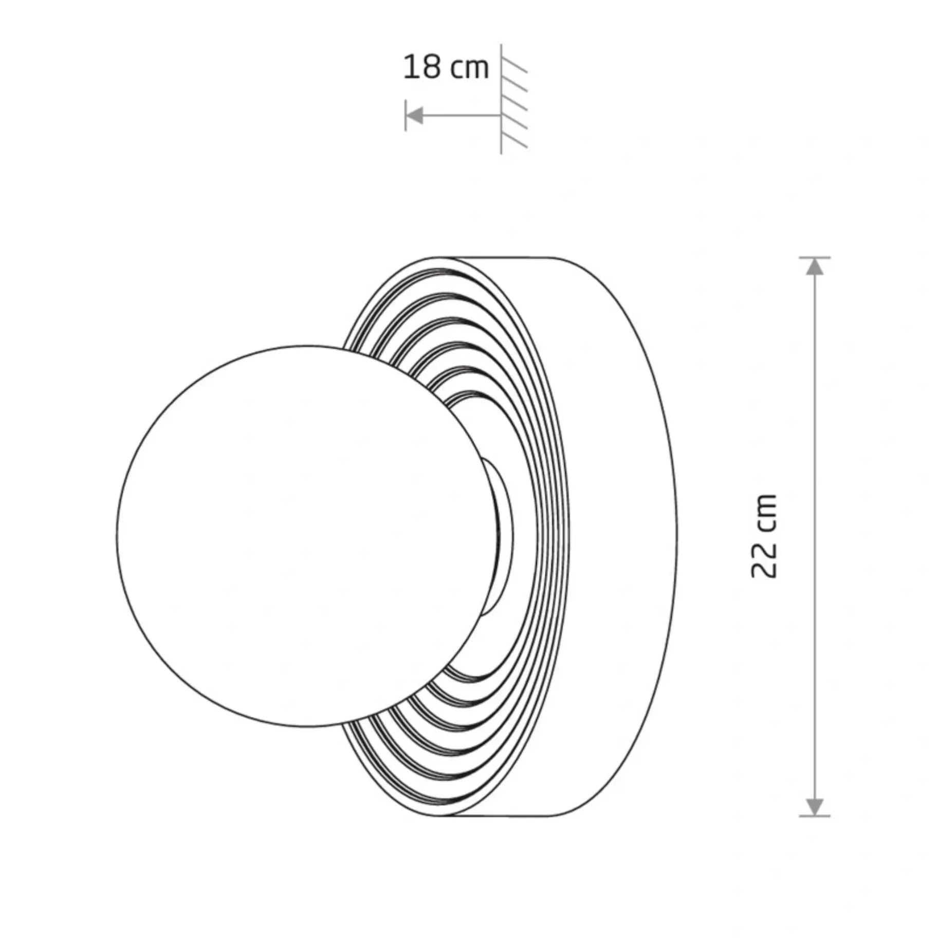 Бра Nowodvorski 11746 Clay M G9 1x12W IP20 сірий купити