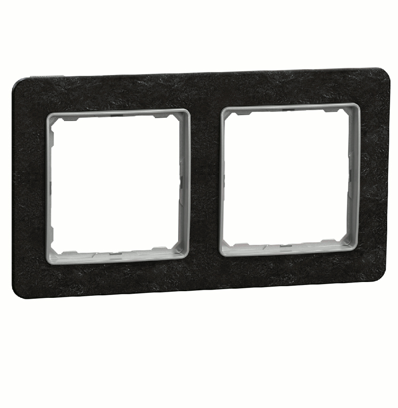 Рамка 2-на Schneider Sedna Elements SDD391802 Камінь купити