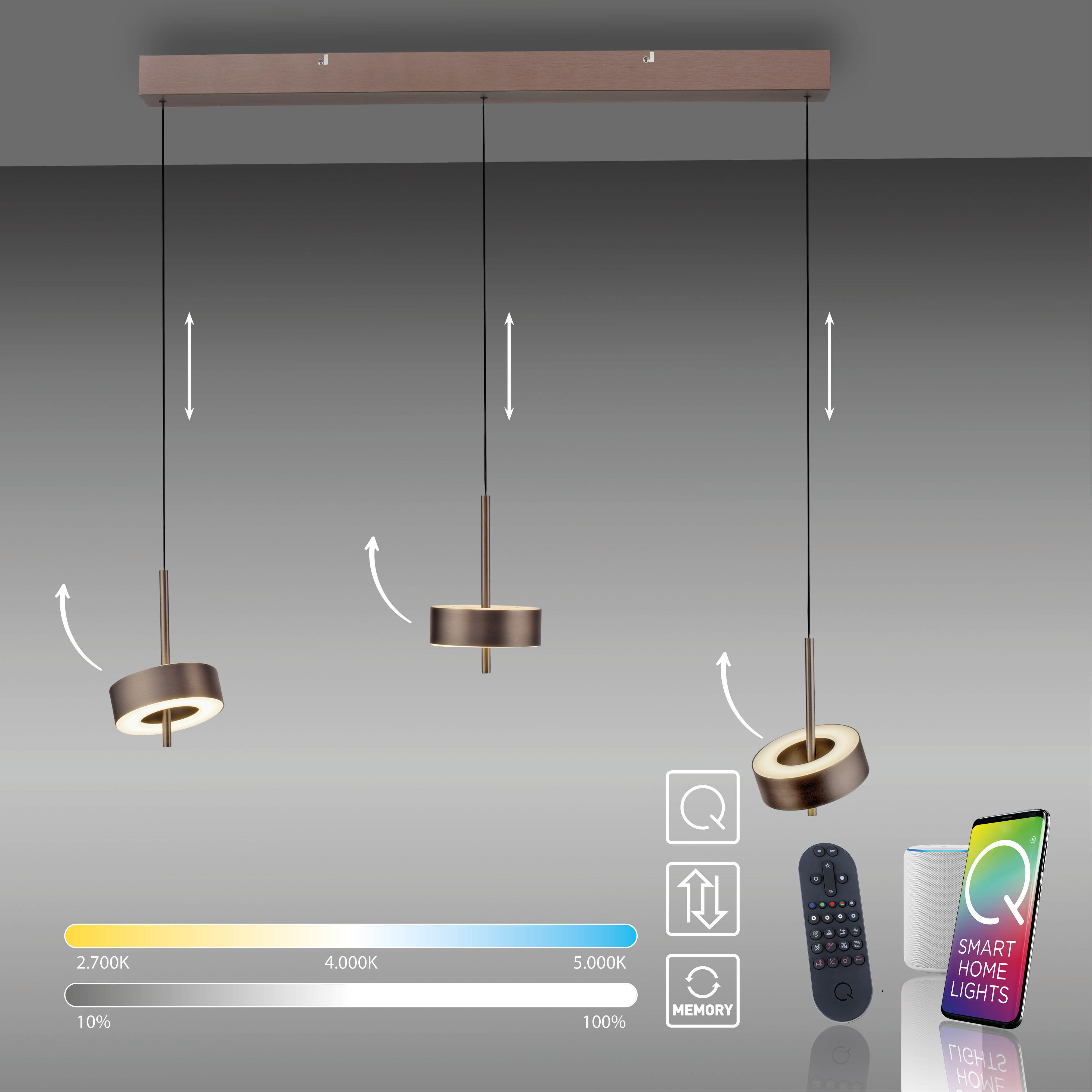 Підвісний світильник Zuma Line 2248-34 Q-ROTATE купити