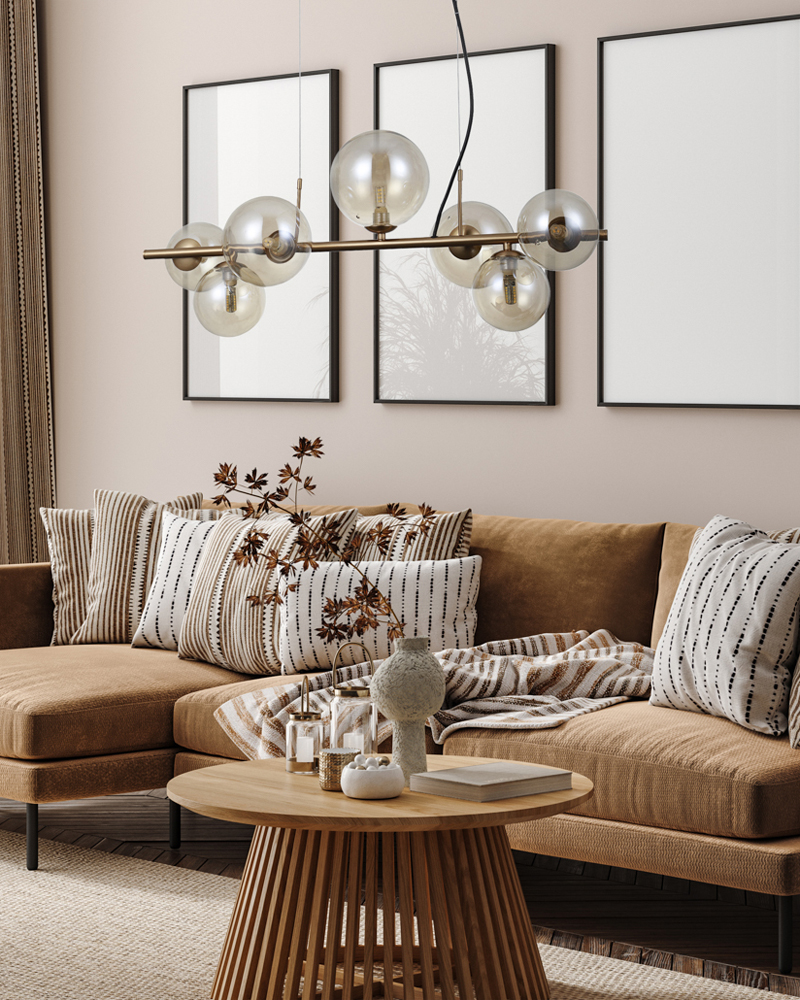 Люстра підвісна ITALUX PND-406007-7-HBR Canello купити