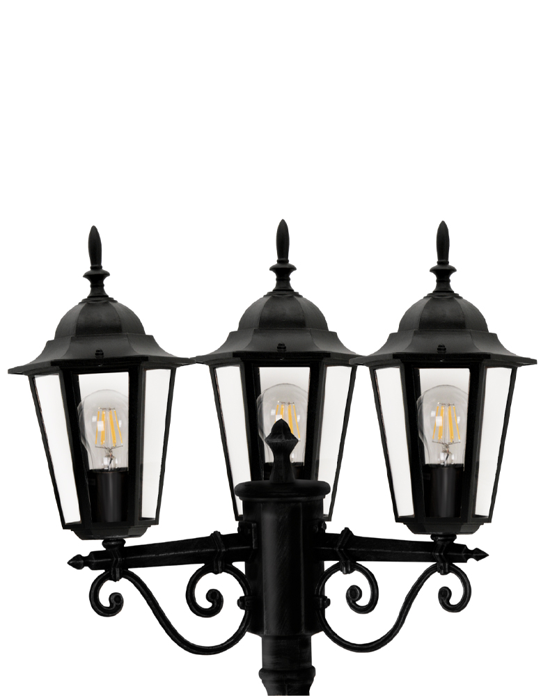 Вуличний світильник Goldlux 313423 Liguria E27 20W IP43 (54506) купити