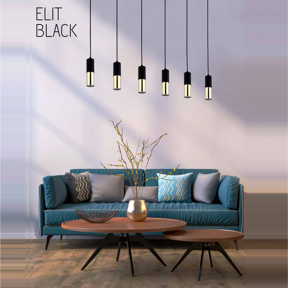 Подвесной светильник TK Lighting 4368 ELIT BLACK купити