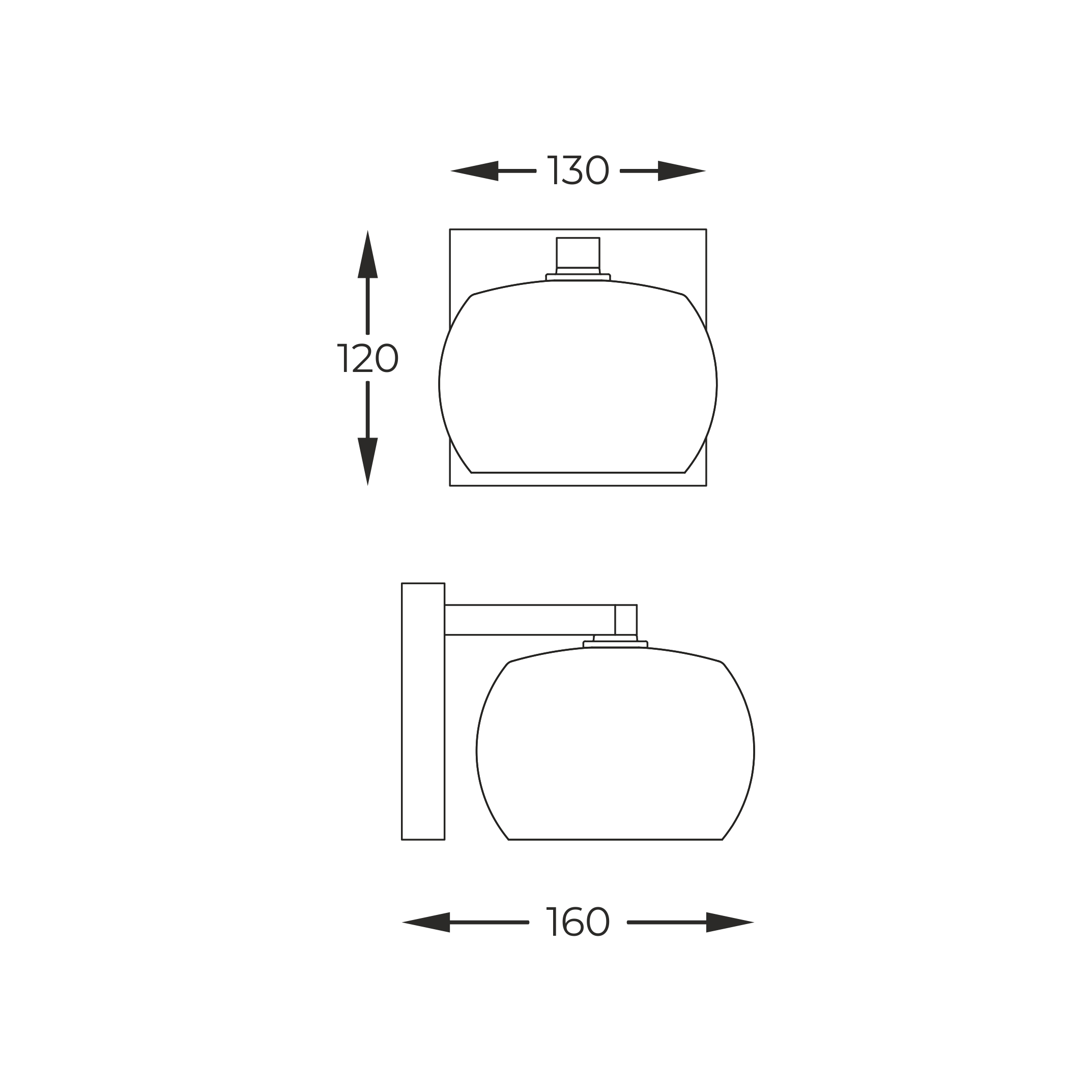 Бра Zuma Line W0076-01A-F7HF CRYSTAL купити