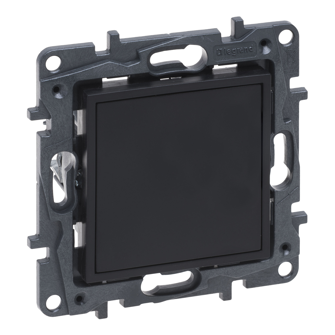 Заглушка Legrand 863500 NILOE STEP Чорний купити