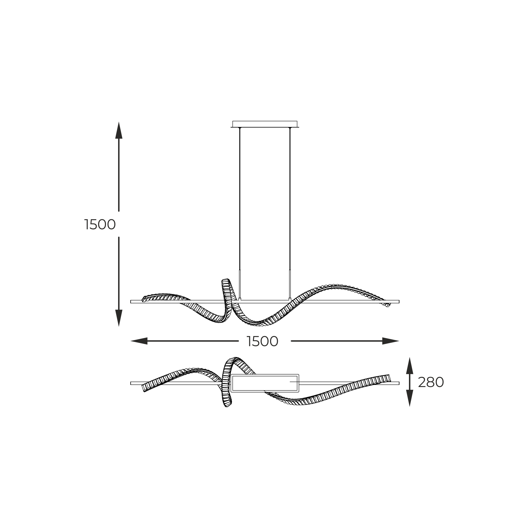 Підвісний світильник Zuma Line MD3170-1-3GT ATHESA (31891) купити