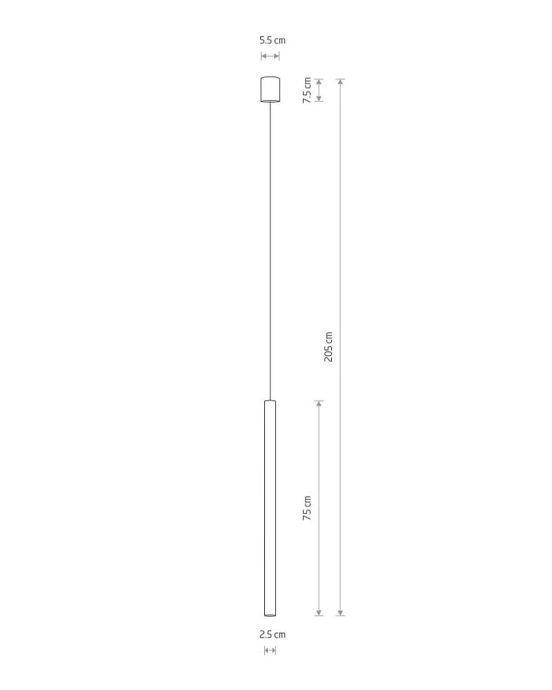 Подвесной светильник Nowodvorski 8433 Laser 750 Black купити
