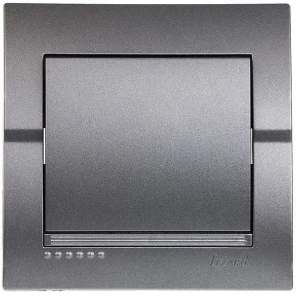 Кнопка звонка Lezard Deriy, графит  (702-2929-103) купити