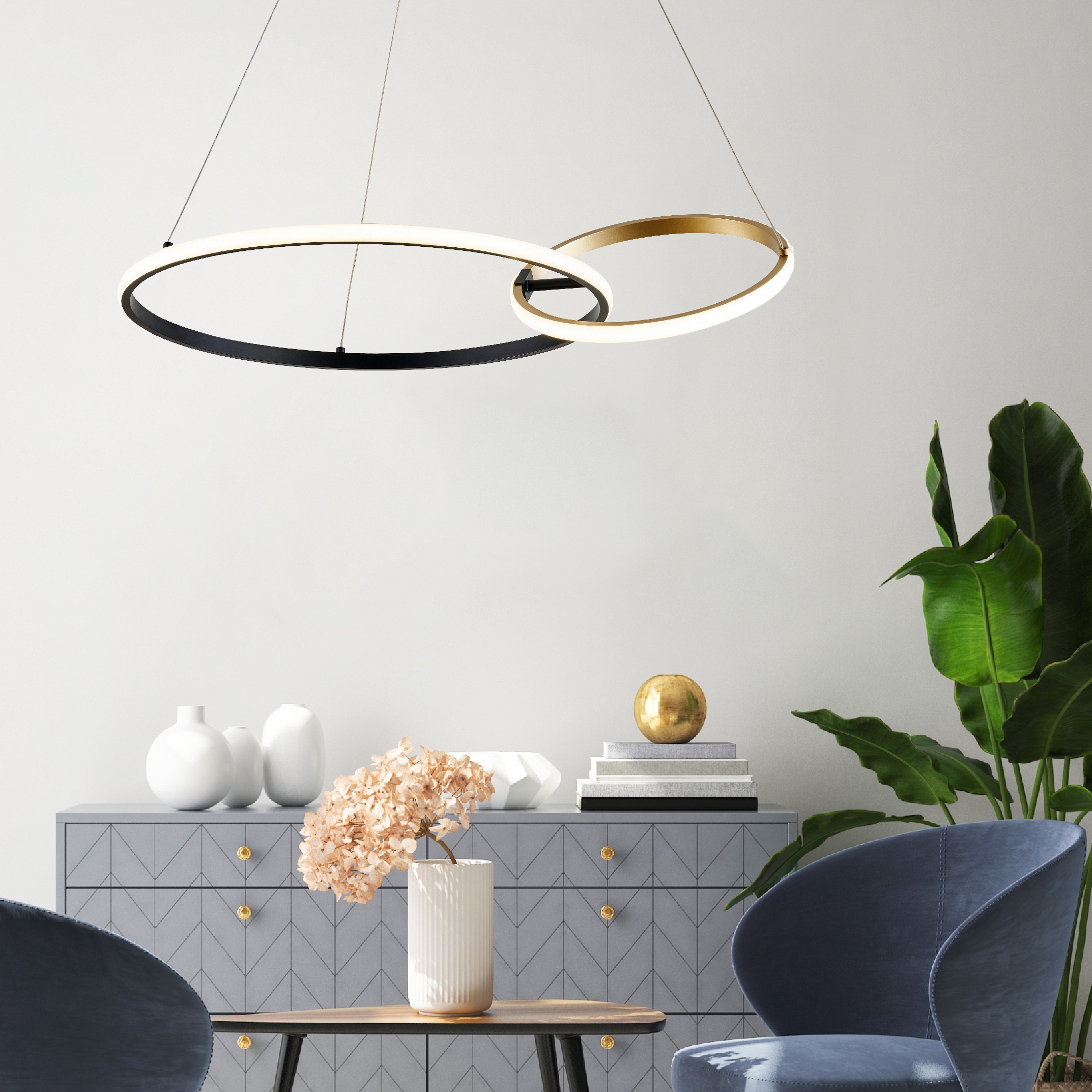 Підвісний світильник Zuma Line 20002P-GD RANDO купити