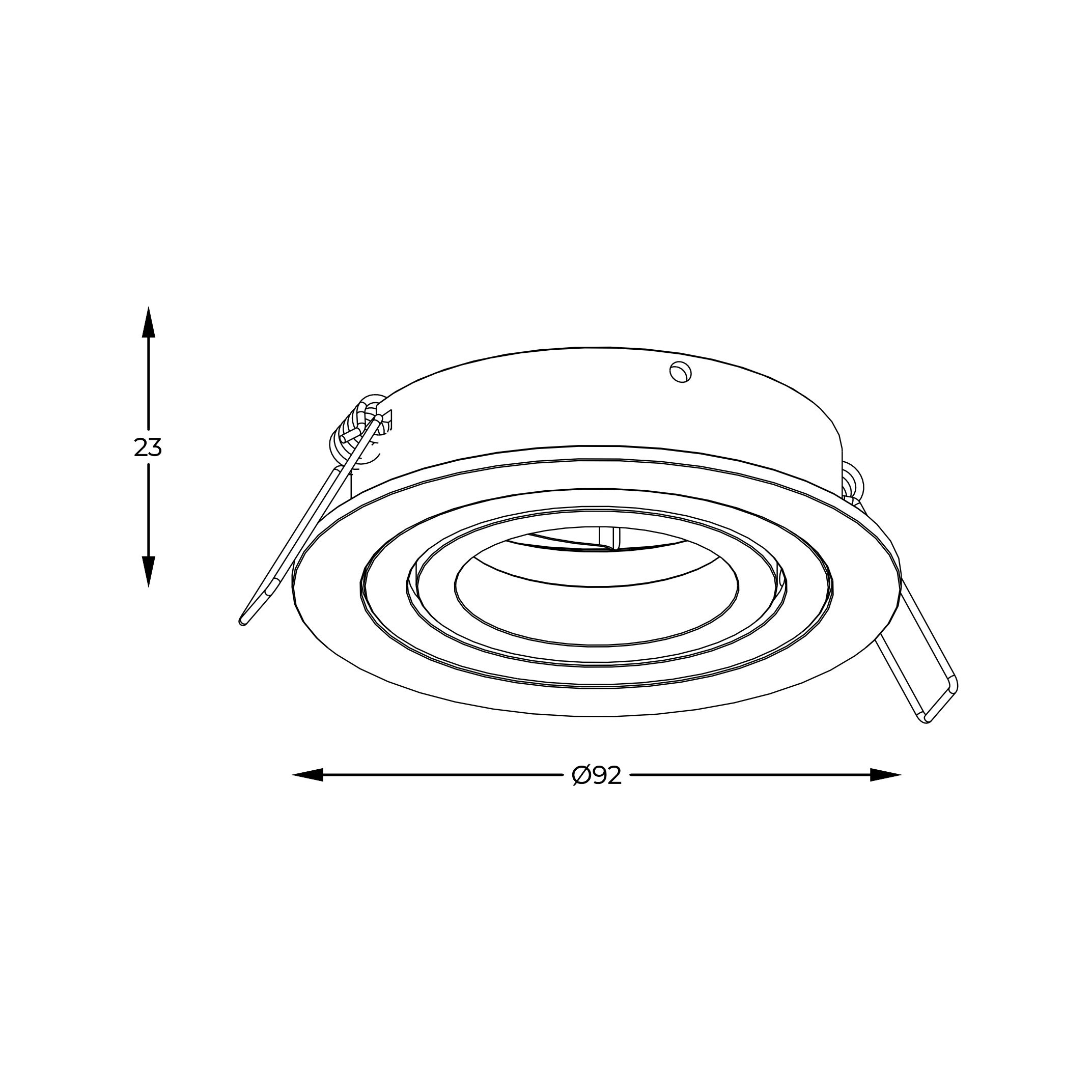 Точковий світильник Zuma Line ARGU10-038-N CHUCK купити